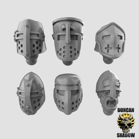 Image of Crusader Helmets (pre supported)