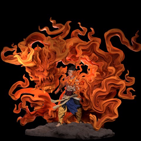 Image of Fire spirit of warrior mage
