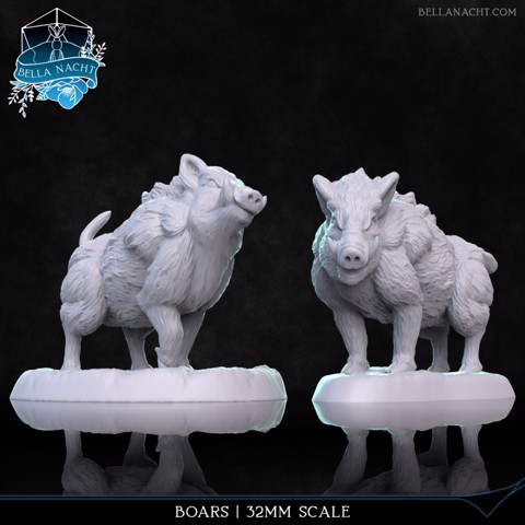 Image of Boars | 32mm Scale | 2 Poses