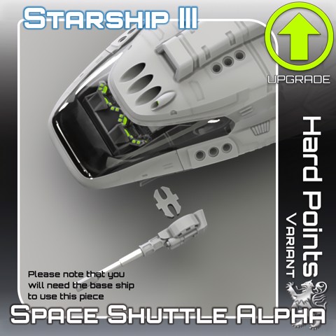 Image of Space Shuttle Alpha Hard Points Variant Upgrade