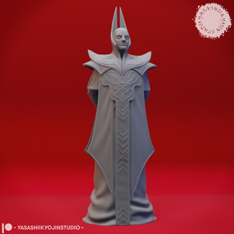 Image of Red Wizard - Tabletop Miniature