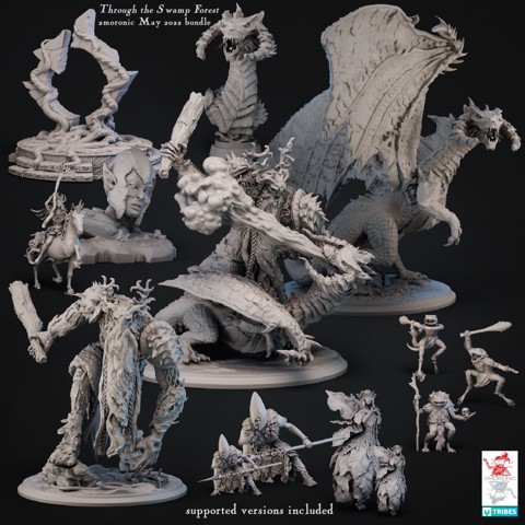 Image of Through the Swamp Forest - Black Dragon and Forest Giant bundle 17