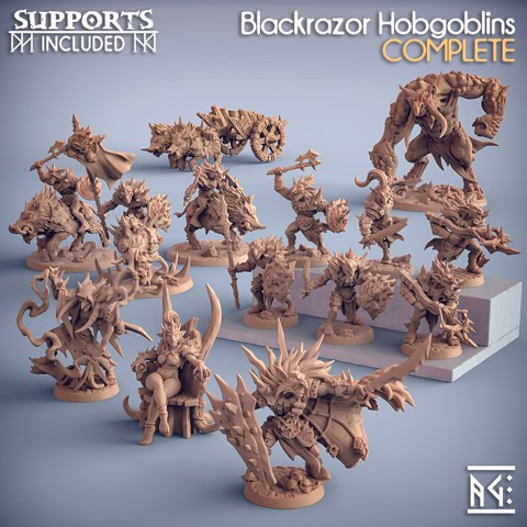 Image of Blackrazor Hobgoblins (Presupported)
