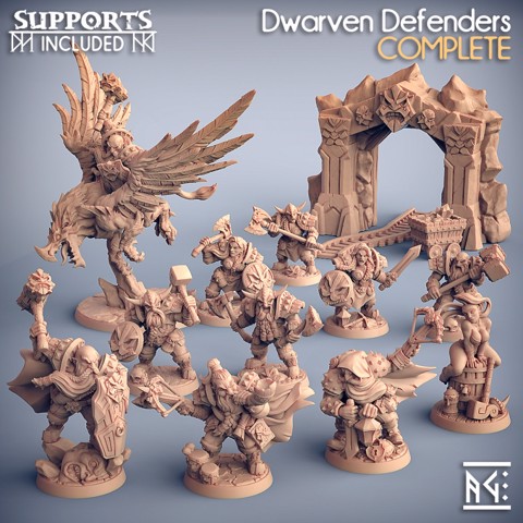 Image of Dwarven Defenders (presupported)