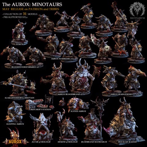 Image of "The Aurox: Minotaurs" BUNDLE