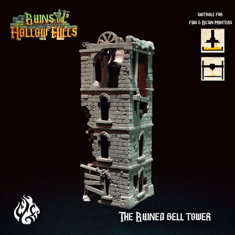 Image of The Ruined Bell Tower - Ruins of Hollow Hills