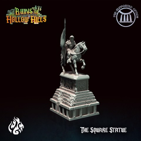 Image of Square Statue - Ruins of Hollow Hills