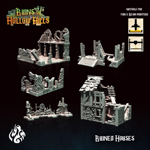 Image of Ruined Houses - Ruins of Hollow Hills