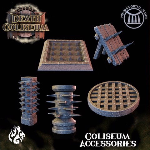Image of Death Coliseum Accessories