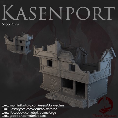 Image of Dark Realms - Kasenport - Shop Ruins