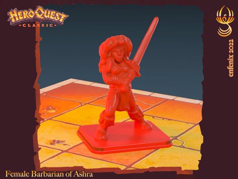 Image of Heroquest Classic - Female Barbarian of Ashra