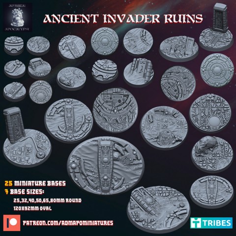 Image of Ancient Invader Ruins Base Set (pre-supported)