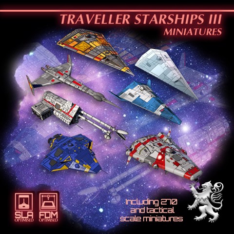 Image of Traveller Starship Miniatures III