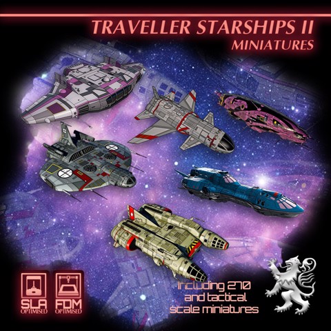 Image of Traveller Starship Miniatures II