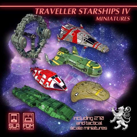 Image of Traveller Starship Miniatures IV