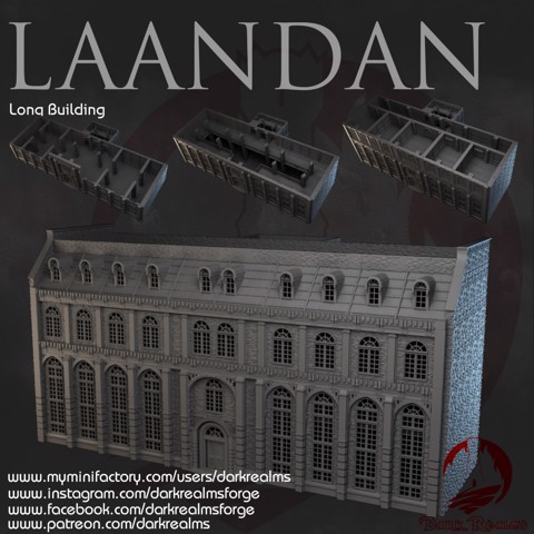 Image of Dark Realms - Laandan Steamtown - Long Building