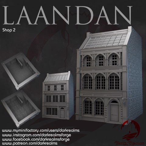 Image of Dark Realms - Laandan Steamtown - Shop 2