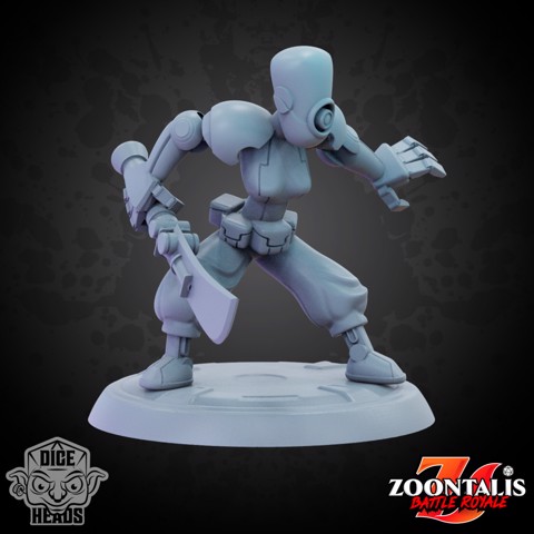 Image of Stealth Mech (pre-supported) 24mm Base