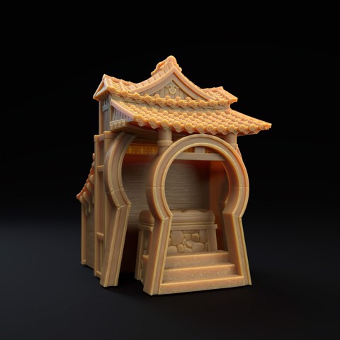 Image of Japanese Inspired Shrine House Temple | FDM