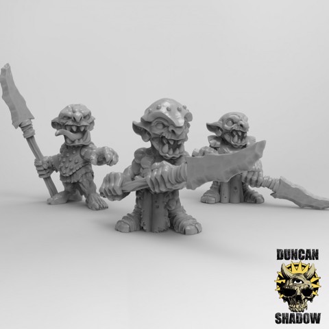 Image of Goblins with Spears (Pre-supported)