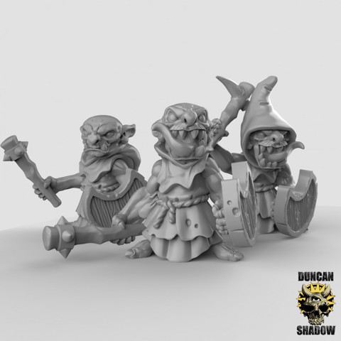 Image of Night Goblins with Clubs (pre supported)