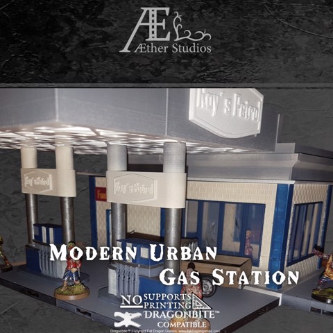 Image of AEURBN5 – Modern Urban Gas Station