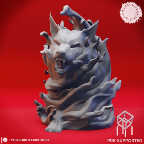 Image of Fire Elemental - Tabletop Miniature (Pre-Supported)