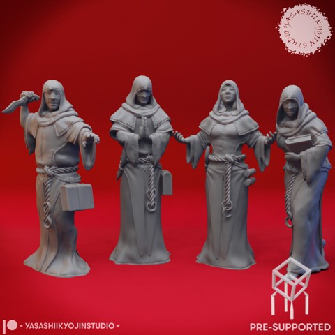 Image of Cultists - Tabletop Miniatures (Pre-Supported)