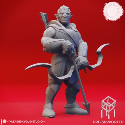 Image of Hobgoblin Archer - Book of Beasts - Tabletop Miniatures (Pre-Supported)
