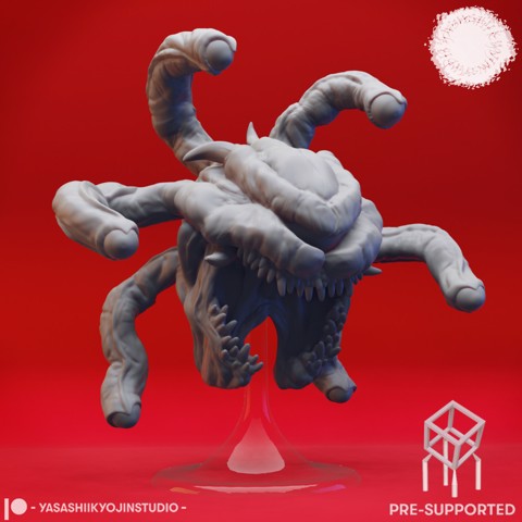 Image of Screaming Eye Tyrant - Book of Beasts - Tabletop Miniature (Pre-Supported)