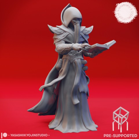 Image of Cthulid Warlock - Book of Beasts - Tabletop Miniature (Pre-Supported)