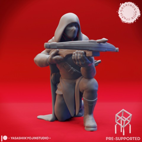 Image of Crossbow Bandit - Tabletop Miniature (Pre-Supported)