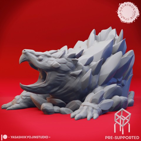 Image of Earth Elemental - Tabletop Miniature (Pre-Supported)