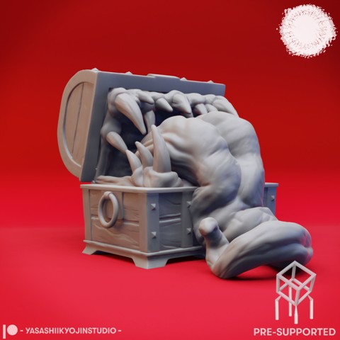 Image of Exposed Mimic - Book of Beasts - Tabletop Miniature (Pre-Supported)