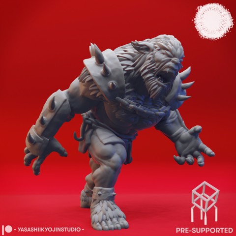 Image of Screaming Bugbear - Book of Beasts - Tabletop Miniatures (Pre-Supported)