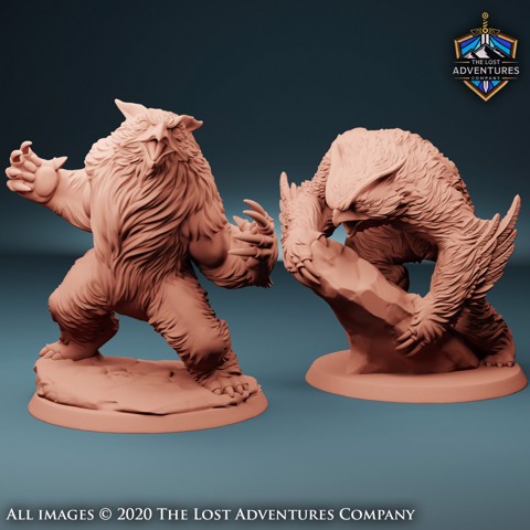 Image of Owlbears (Set of 2) (Pre-Supported)