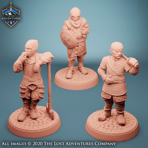 Image of Town Guards (Set of 3) (Pre-Supported)