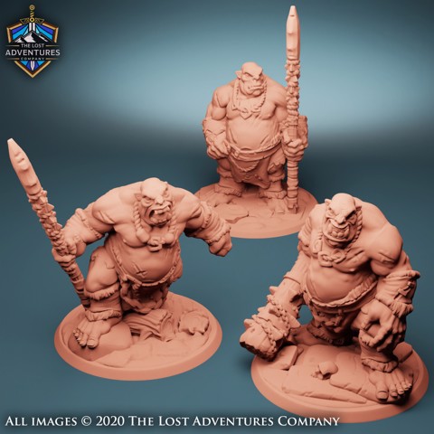 Image of Ogres (Set of 3) (Pre-Supported)