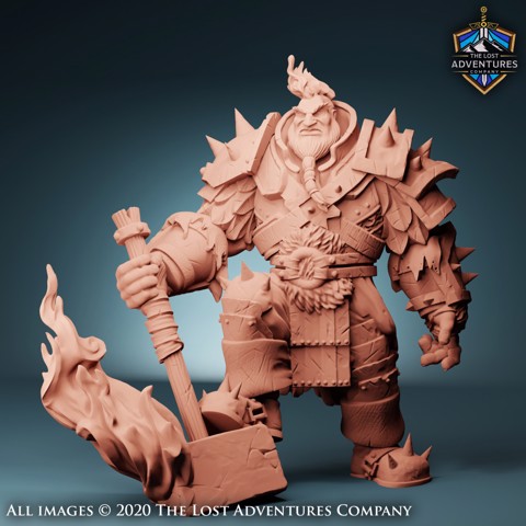 Image of Fire Giant Conqueror - Ignus Ashborn (Pre-Supported)