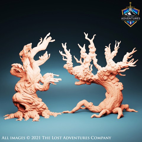 Image of Swamp Trees (Set of 2)