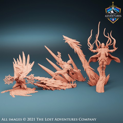 Image of Na'Tarri (Wood) Elf Casters (Set of 3)