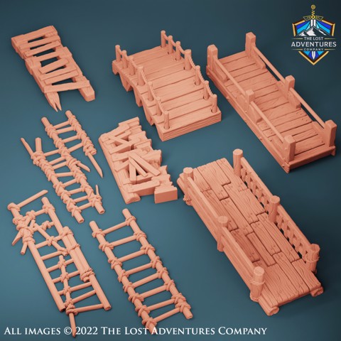 Image of Bridges and Ladders (Set of 8)