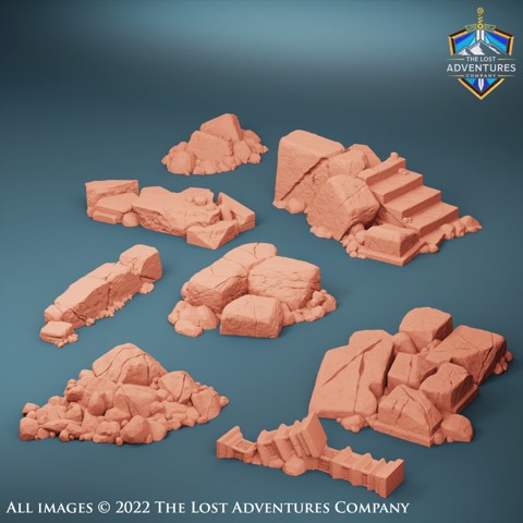 Image of Ancient Rubble (Set of 8)