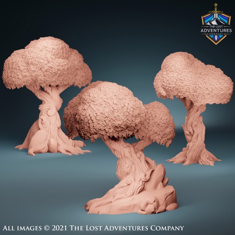Image of Heartwood Trees (Set of 3)