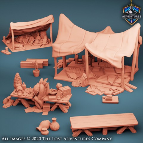 Image of Expedition Tents (Set of 4)