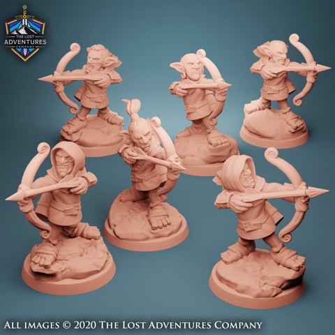 Image of Goblin Archers (Set of 6) (Pre-Supported)