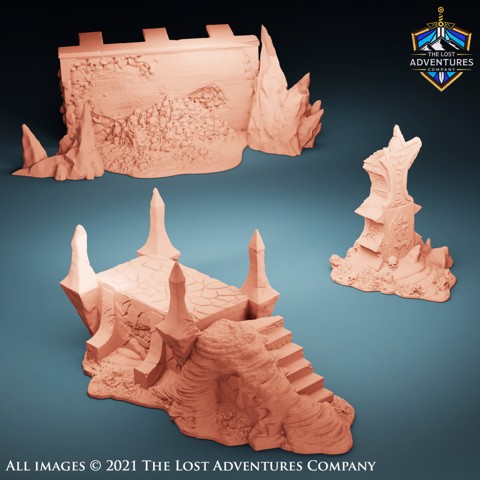 Image of Lava Structures (Set of 3)