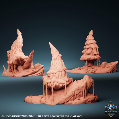Image of Icy Pines (Set of 3)