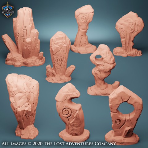 Image of Standing Stones (Set of 8)