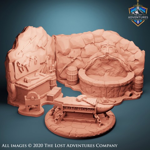 Image of Fire Giant Forge (Set of 3)